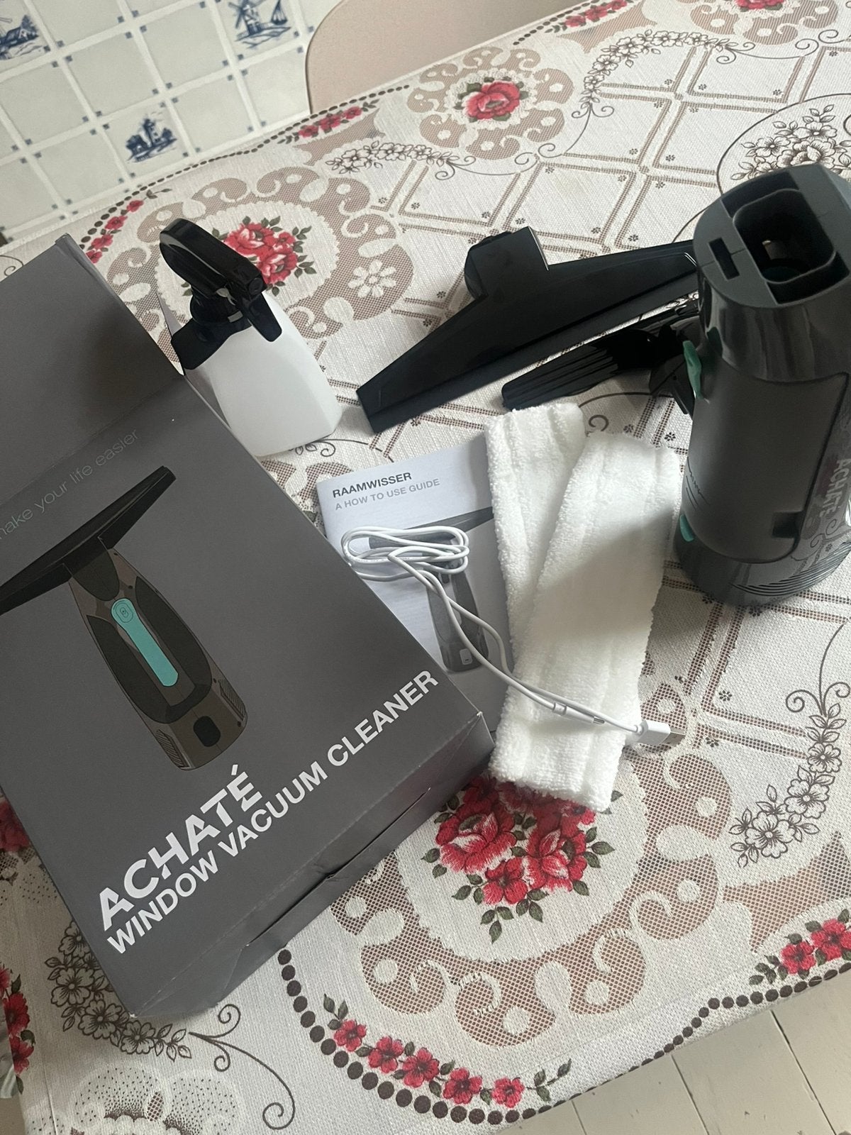 NIEUW! Achaté elektrische raamwisser, Ophalen of Verzenden, Nieuw