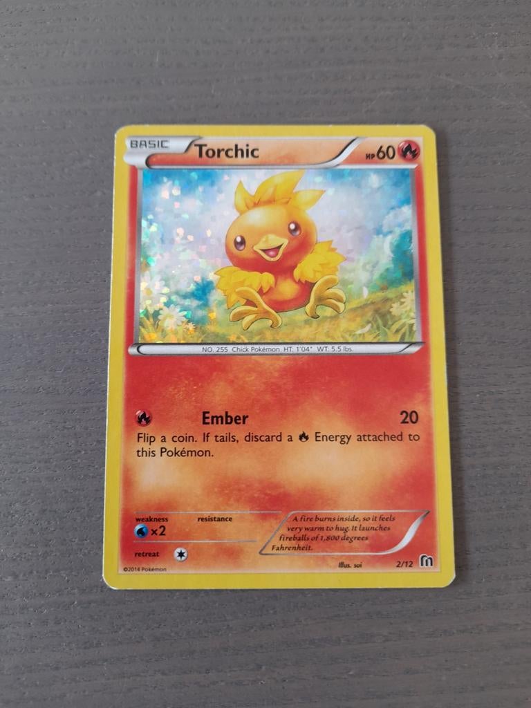 Mcdonalds promo 2/12 torchic holo, Ophalen of Verzenden, Gebruikt, Losse kaart, Foil