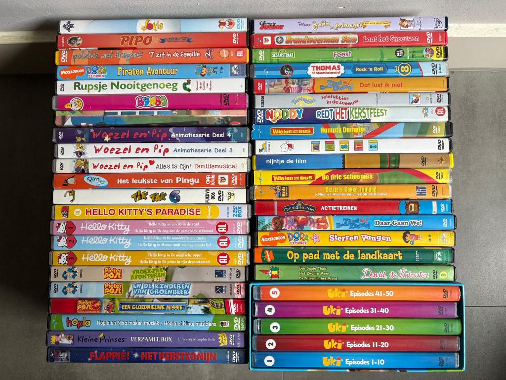 Kinder dvd's Jokie & Jet, Woezel Pip,Bumba,Hello Kit, Bob de, Cd's en Dvd's, Dvd's | Tekenfilms en Animatie, Europees, Tekenfilm