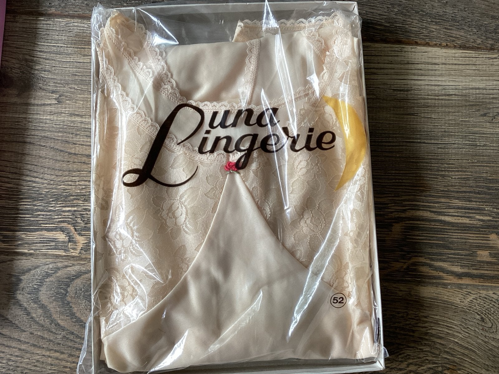 Vintage Klassieke Onderjurk Luna Lingerie Maat 42 Nieuw 1976, Kleding | Dames, Ophalen of Verzenden, Beige, Nachtkleding