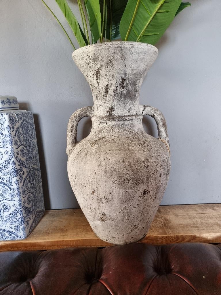 Mooie grote stenen kruik, Rond, Nieuw, Balkon, Aardewerk