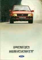 Ford Escort 3 brochure/auto folder '81 82 83 84 86 87 89 '90, Boeken, Ophalen of Verzenden, Zo goed als nieuw, Ford