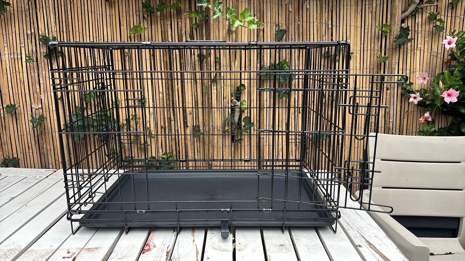 Hondenbench Medium, Ophalen, Zo goed als nieuw, 75 tot 110 cm, Minder dan 65 cm