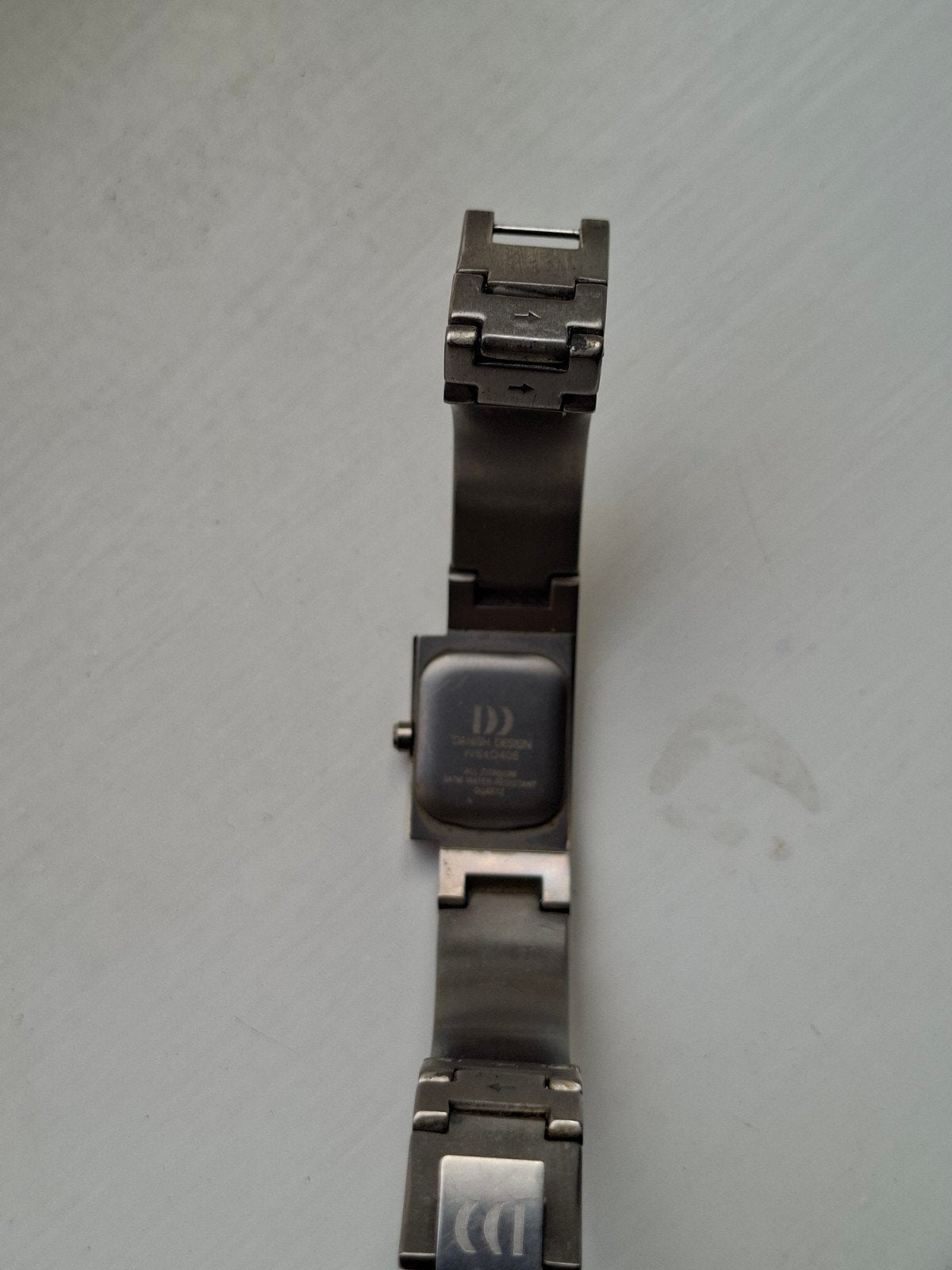 Danish Design Vintage horloge titanium modernistisch, Sieraden, Tassen en Uiterlijk, Ophalen of Verzenden, Overige materialen
