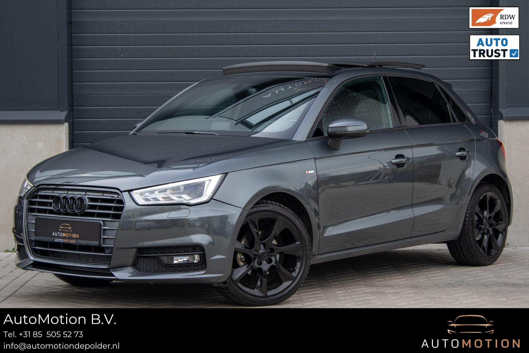 Audi A1 Sportback 1.0 TFSI Sline PANO PARKEERSENSOR CRUISE L, Dealer onderhouden, Stof, 95 pk, Met garantie (alle)