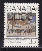 4400 - Canada michel 783 gestempeld , Kerstmis , paarden, Verzenden, Gestempeld, Noord-Amerika