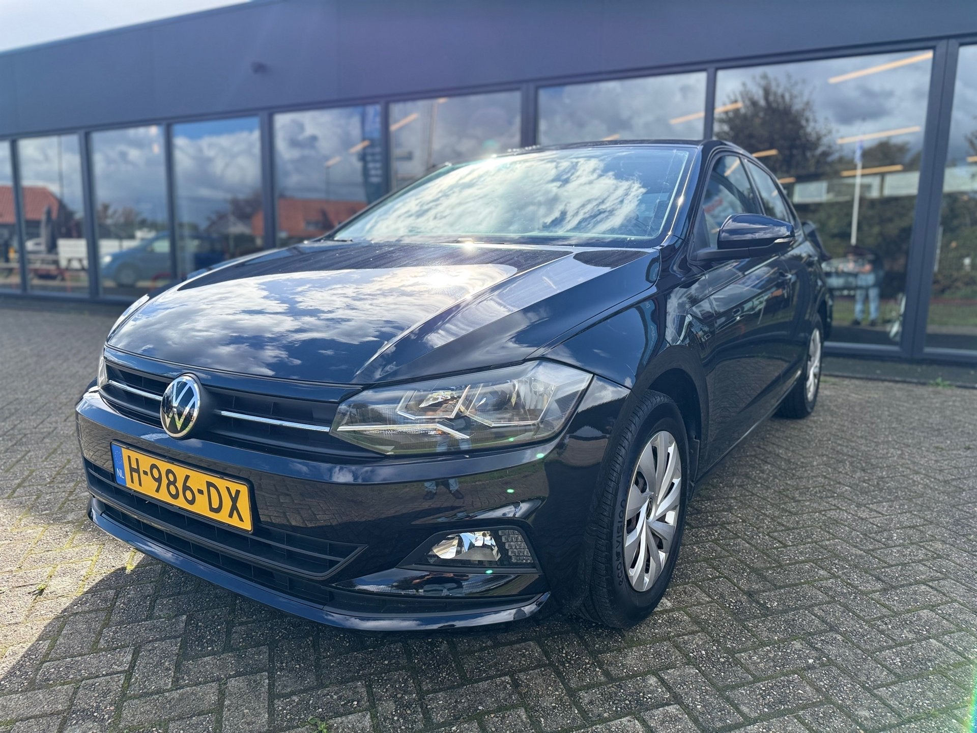 Volkswagen Polo 1.0 MPI Comfortline, Auto's, Stof, Zwart, Origineel Nederlands, Bedrijf