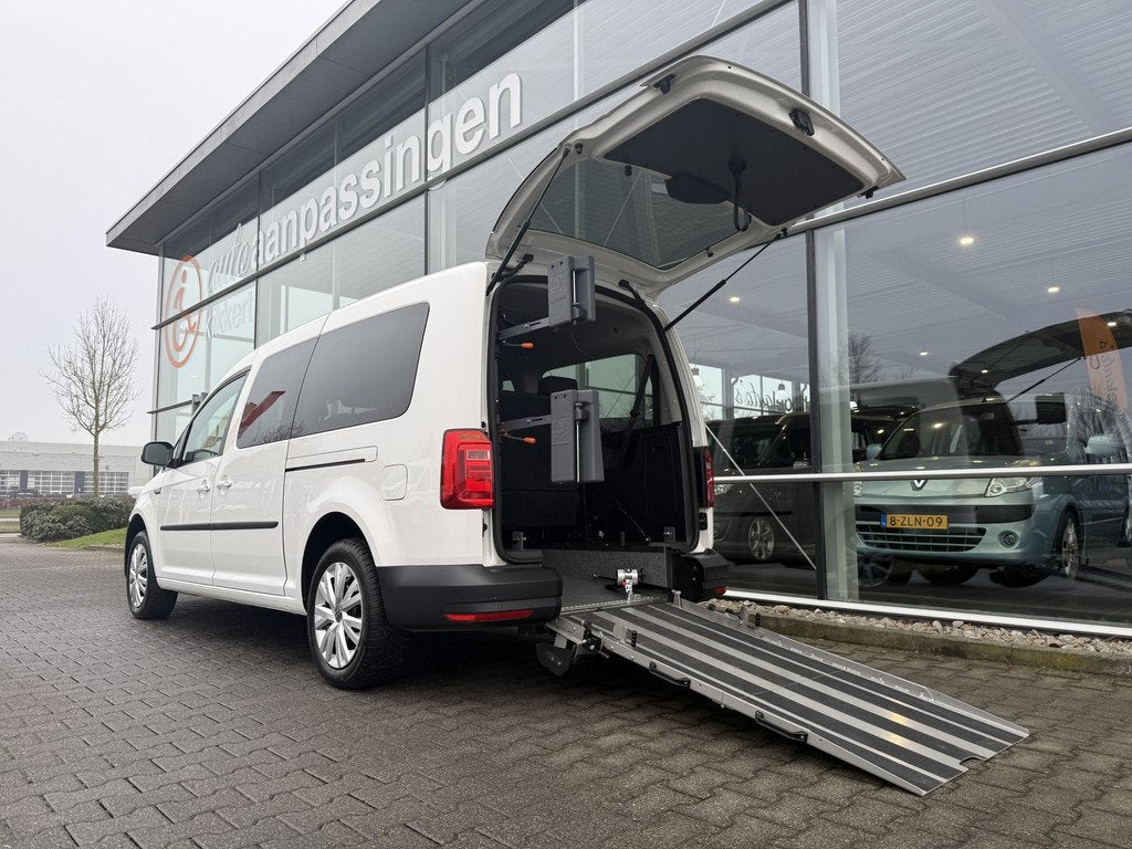 Volkswagen Caddy Maxi 5+1 Rostoelauto 1.4 TSI Comfortline (Z, Auto's, Volkswagen, Stof, Gebruikt, Wit, 126 pk