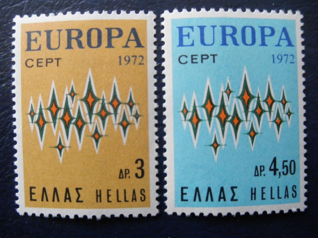 Postzegels Griekenland 1972 Europazegels - cw 4,00 postfris., Ophalen of Verzenden, Griekenland, Postfris