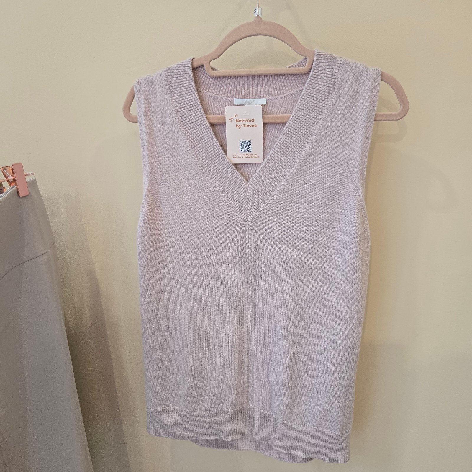 COS 100% Kasjmier Trui - Maat 38 spenser, Kleding | Dames, COS, Zo goed als nieuw, Nvt, Roze