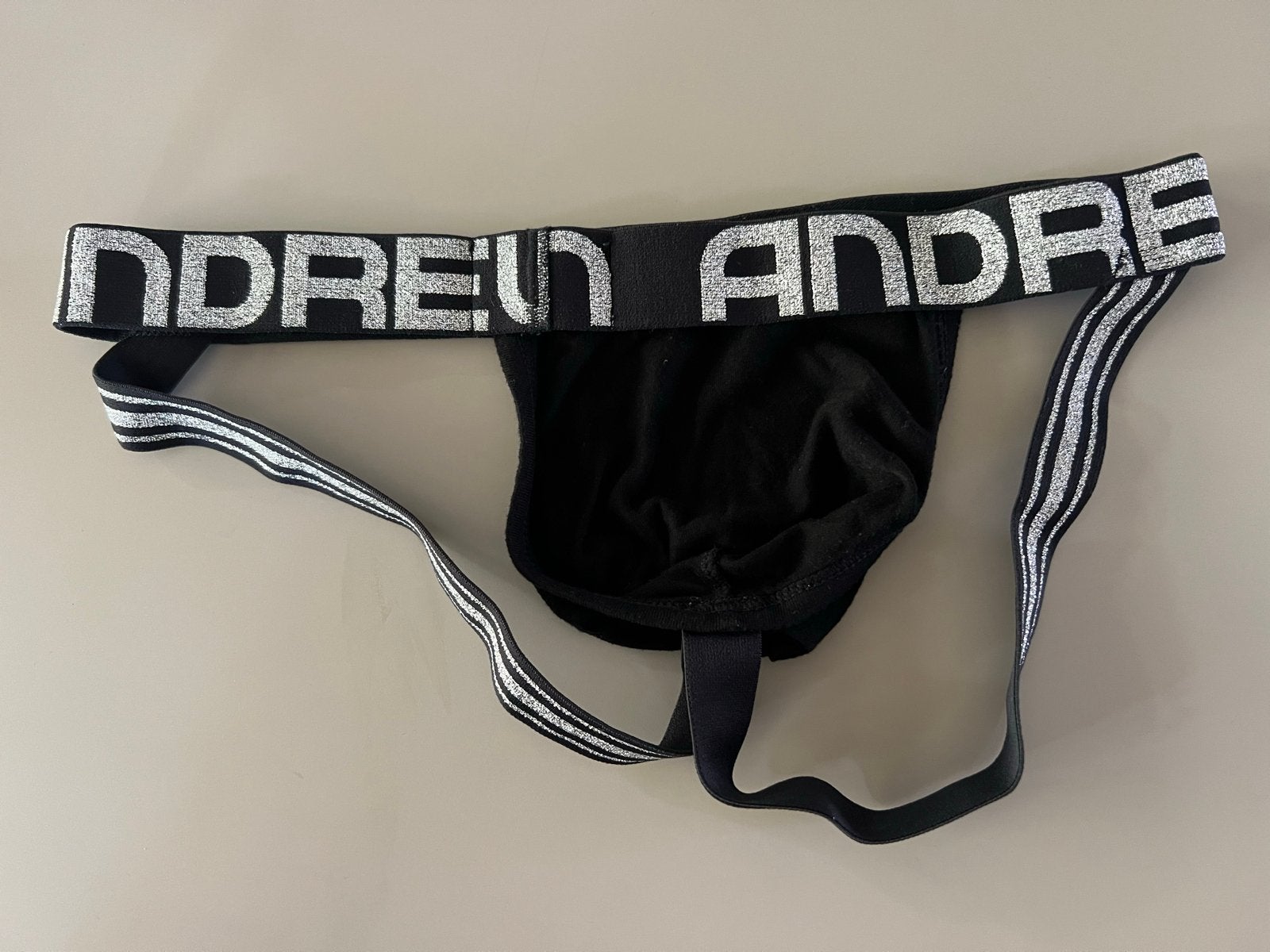 Andrew Christian Happy Jock Almost Naked Jockstrap zwart M, Kleding | Heren, Verzenden, Zwart, Overige typen