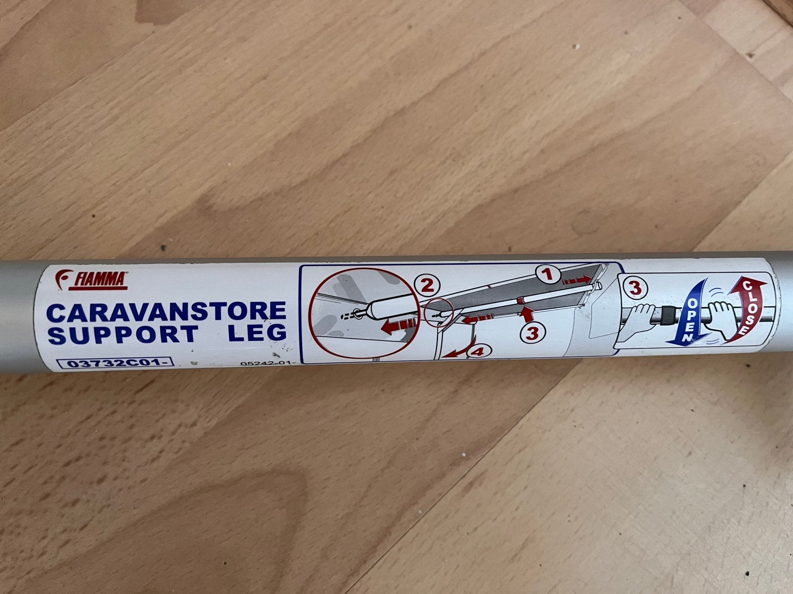 Fiamma caravanstore support leg, Ophalen of Verzenden, Zo goed als nieuw