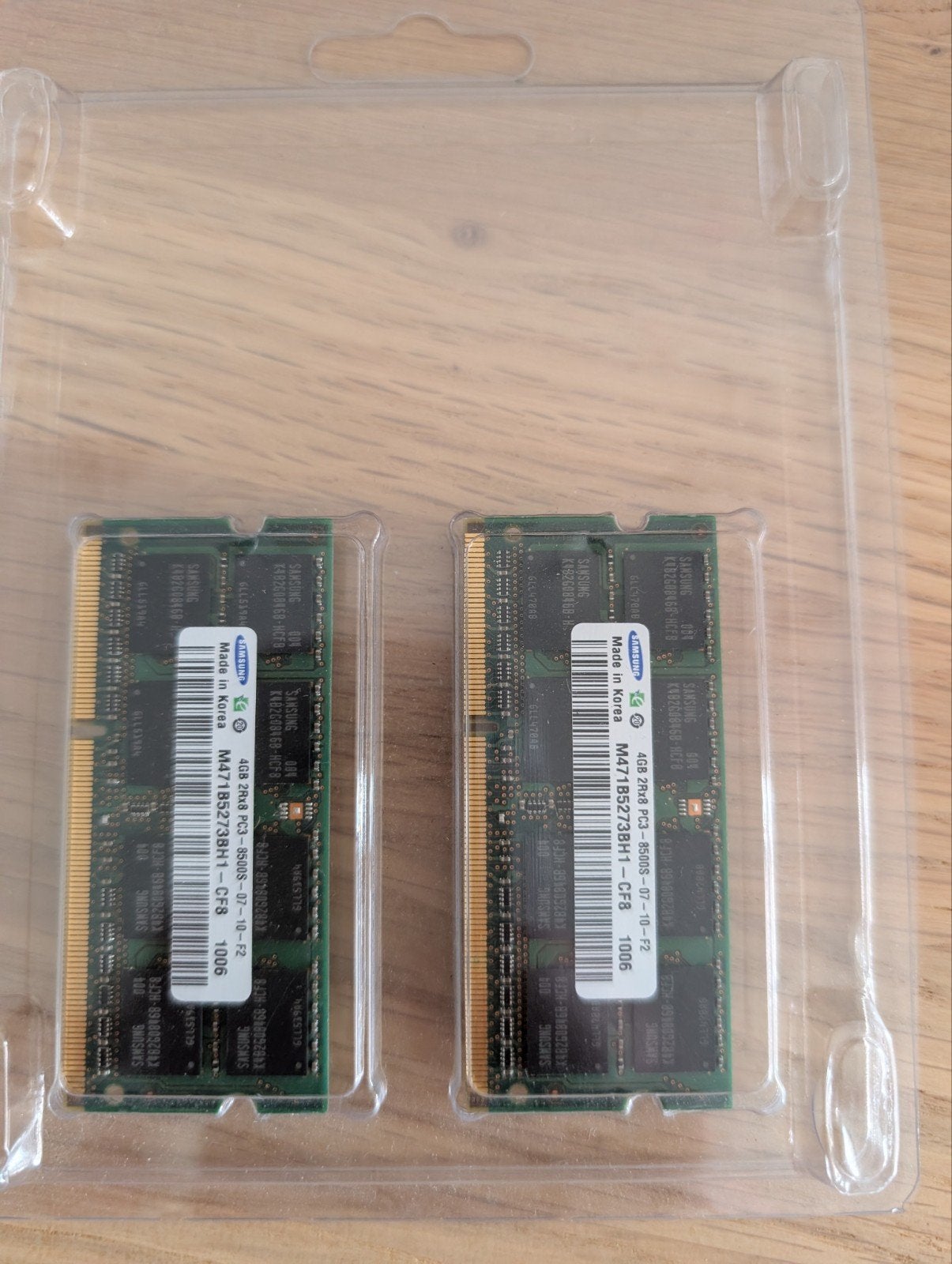 Samsung 4GB DDR3 RAM Geheugen (2x 4GB) - M471B5273BH1-CF8, Computers en Software, RAM geheugen, DDR3, Ophalen of Verzenden, Zo goed als nieuw