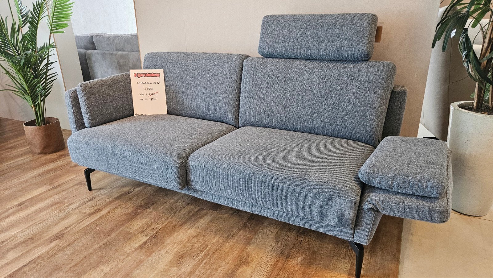 Bankstel 180cm breed opruiming bij Zitgemak in joure, Ophalen of Verzenden, Nieuw, 75 tot 100 cm