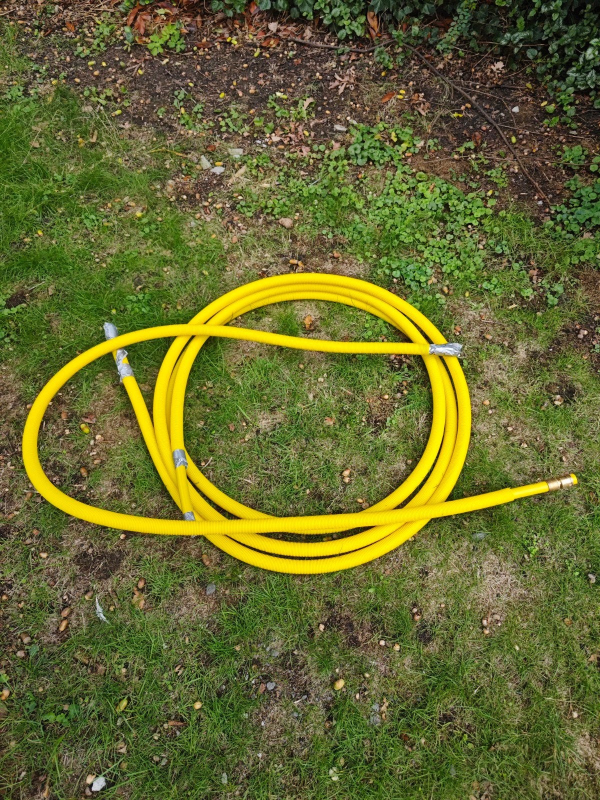 Gele flexibele gasleiding (TECE), Overige materialen, Gebruikt, 6 meter of meer, Rechte buis