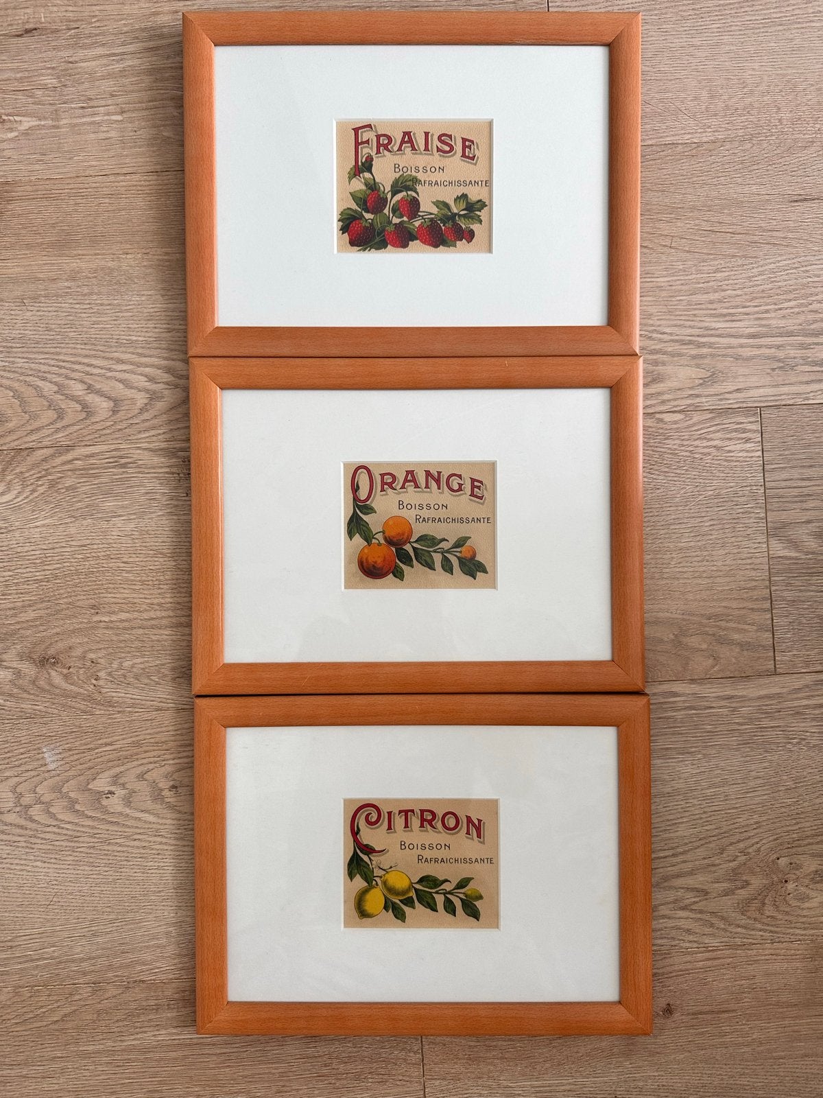 Set van 3 kleine Franse fruitprints, Ophalen, Minder dan 50 cm, 5 – 50, Print
