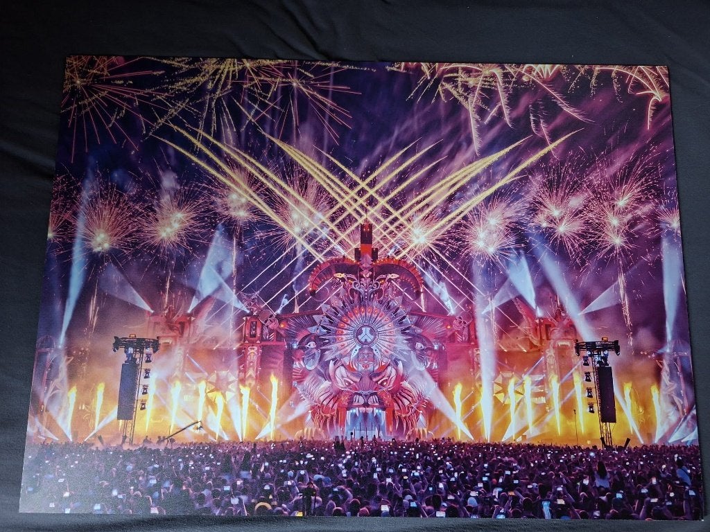 Defqon wall art, 70 cm, Schilderij, Meerkleurig, Ophalen of Verzenden