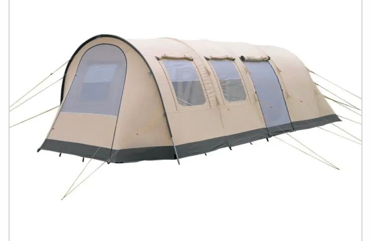 Ruime tunneltent voor 4 a 6 personen - Ideaal voor camping, Ophalen, Zo goed als nieuw, Tot en met 4