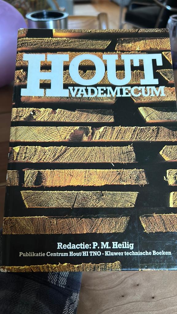 Hout Vademecum P.M. Heilig TNO Kluwer, Ophalen of Verzenden, Gelezen, Houtbewerking