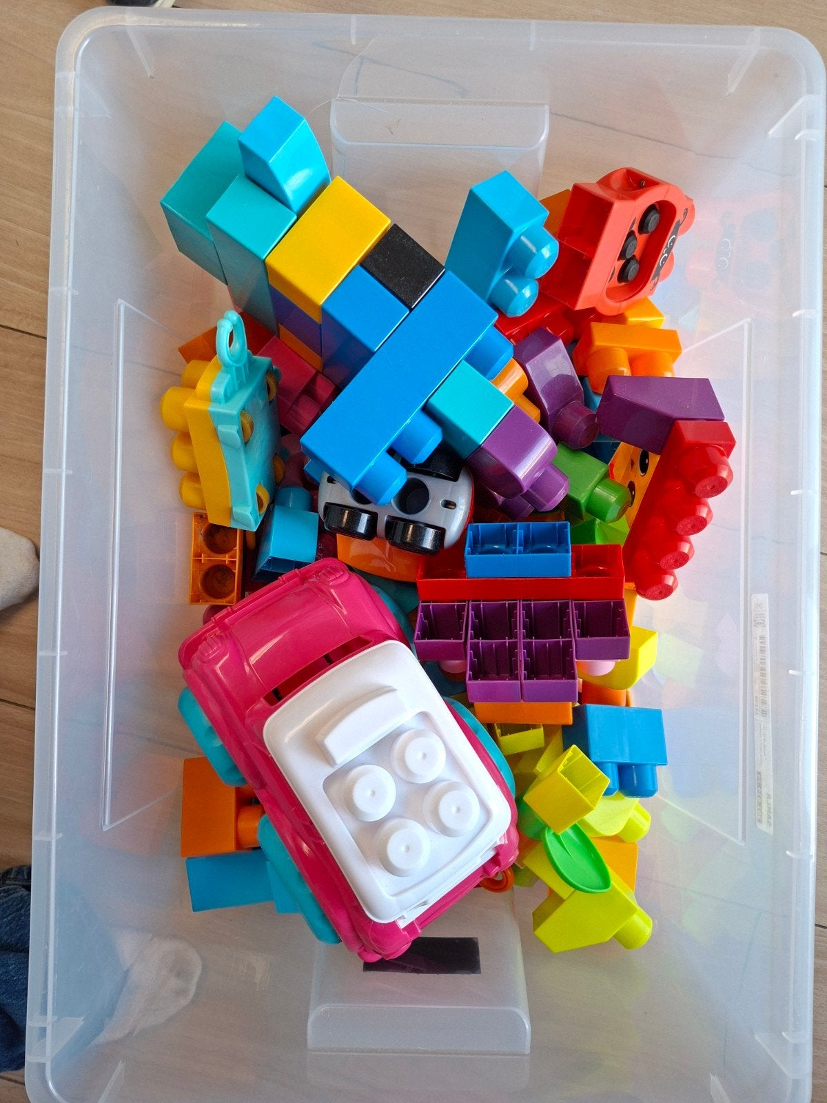 Grote doos met mega blocks, Kinderen en Baby's, Ophalen of Verzenden, Gebruikt