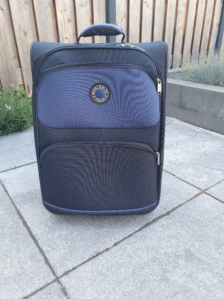 Worldwide Travel Handbagage Koffer – Trolley (50x37 cm), Ophalen, Overige materialen, Wieltjes, Gebruikt