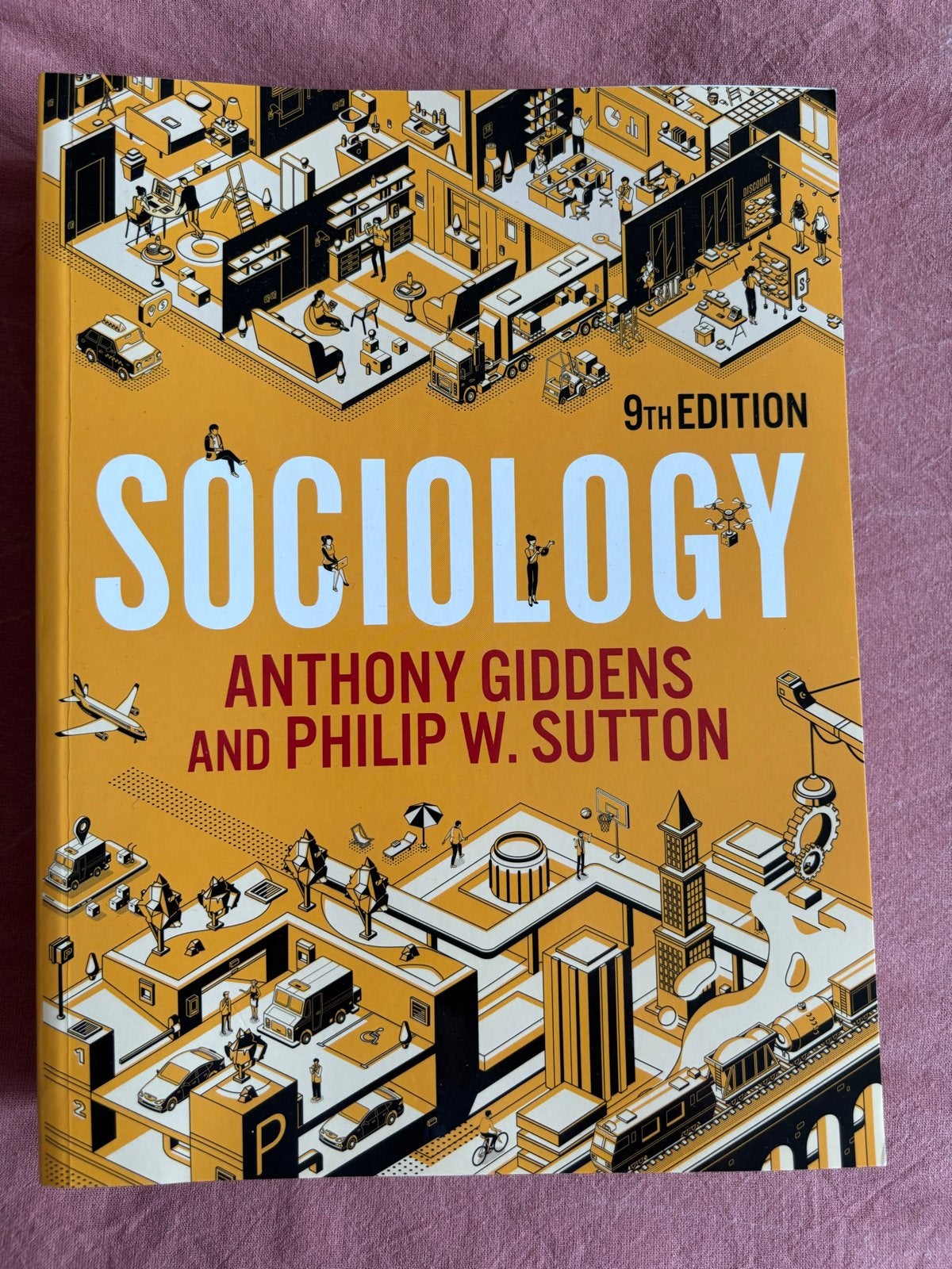Sociology 9th Edition - Anthony Giddens & Philip W. Sutton, Boeken, Studieboeken en Cursussen, Ophalen of Verzenden, Gamma, Zo goed als nieuw