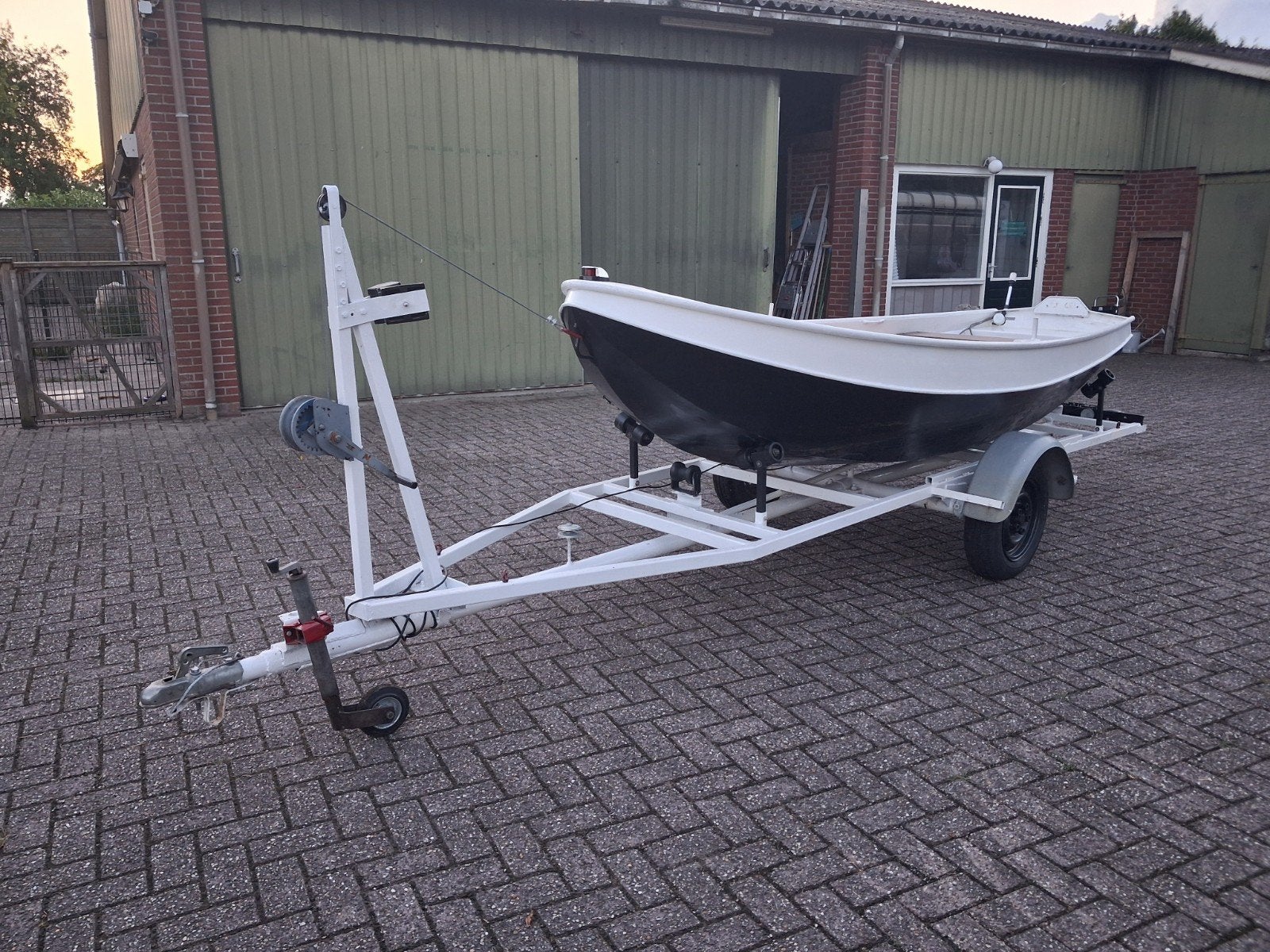 Beenhakker Vlet boot met trailer, Gebruikt, 4 m, Staal, Vlet