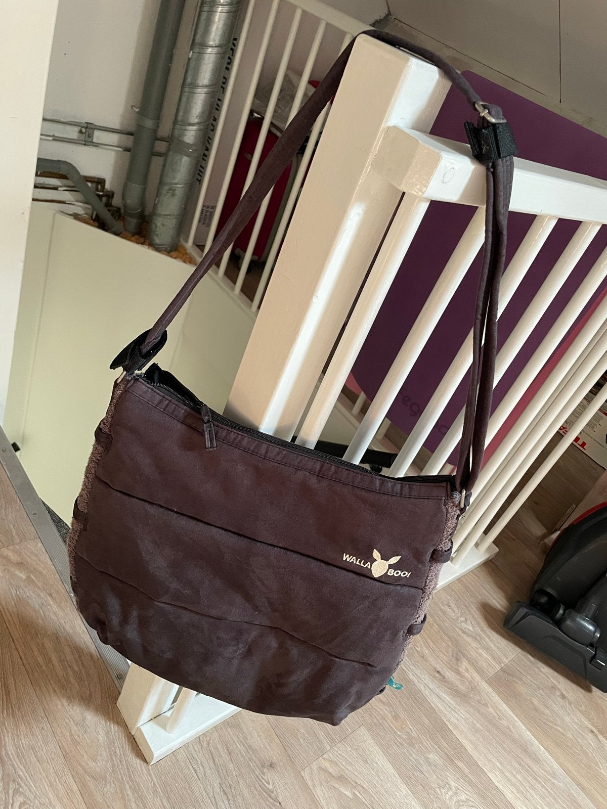 Wallaboo verzorgingstas/organizer voor kinderwagen, Ophalen, Bruin, Organizer, Bevestiging voor kinderwagen