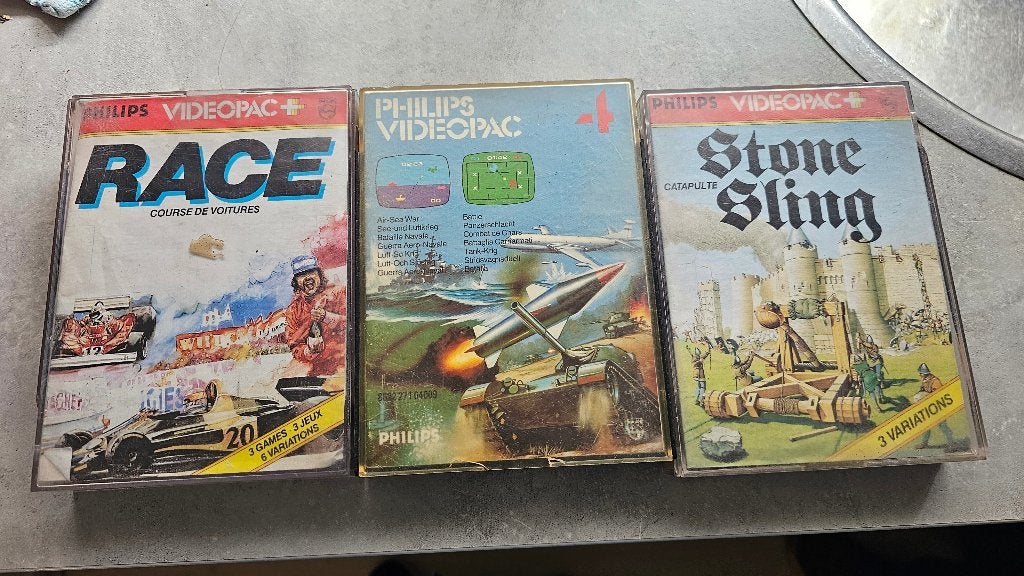 Philips videopac spelletjes, Computers en Software, Vintage Computers, Ophalen of Verzenden, Philips