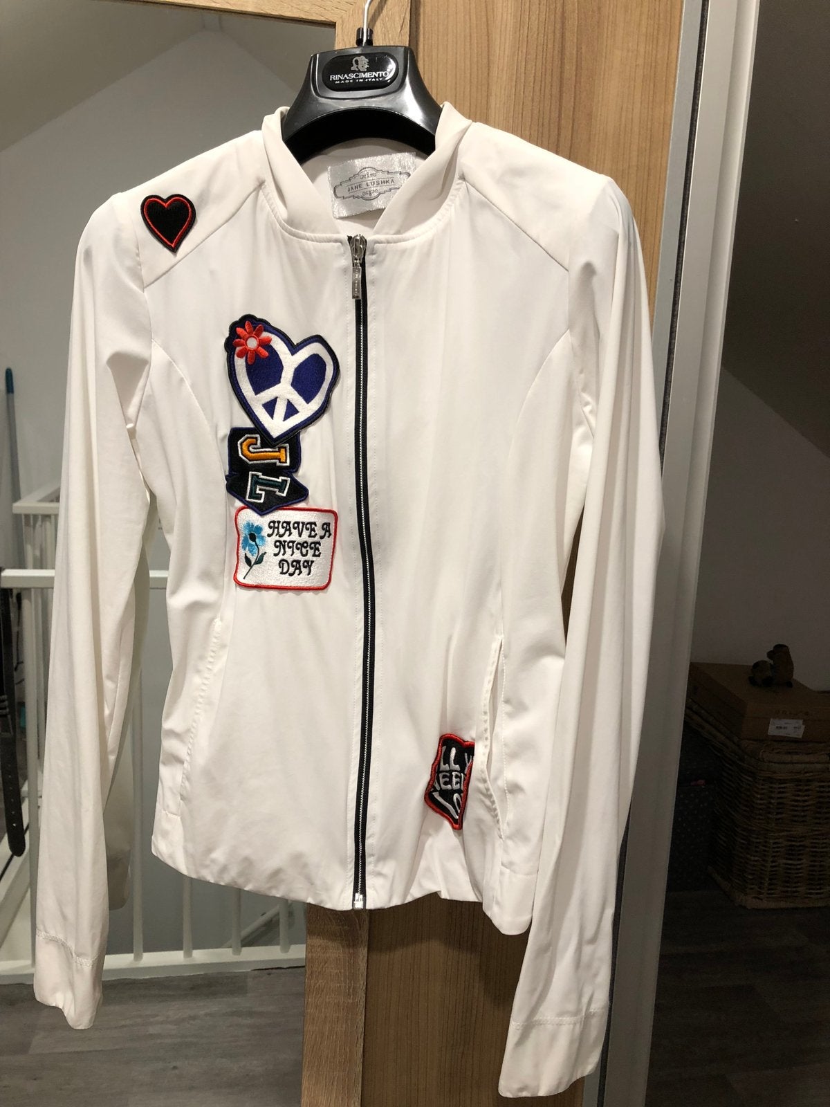 Witte travel Jane Lushka jasje, Kleding | Dames, Wit, Ophalen of Verzenden, Zo goed als nieuw, Jasje