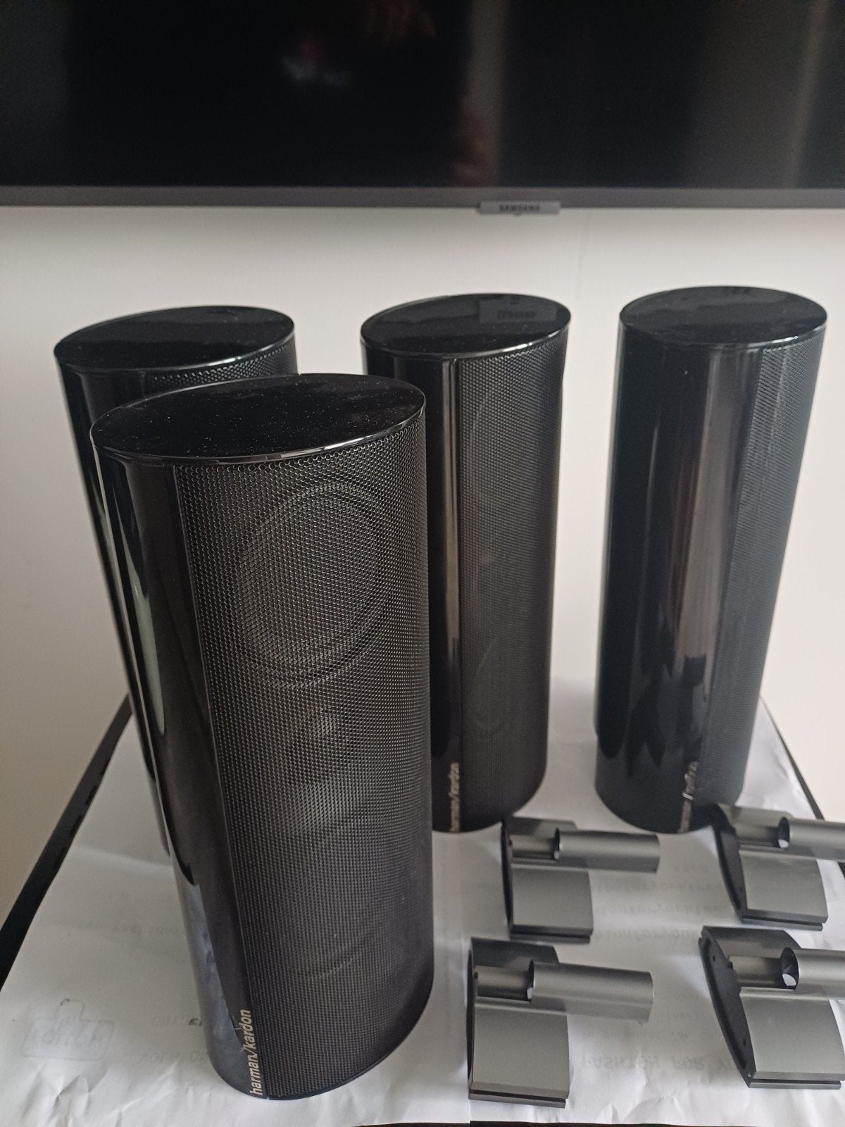 Audio harman kardon SAT TS60 ,4 + 1 Monacor dolby surround, Overige merken, 70 watt of meer, Ophalen of Verzenden, 5.1-systeem