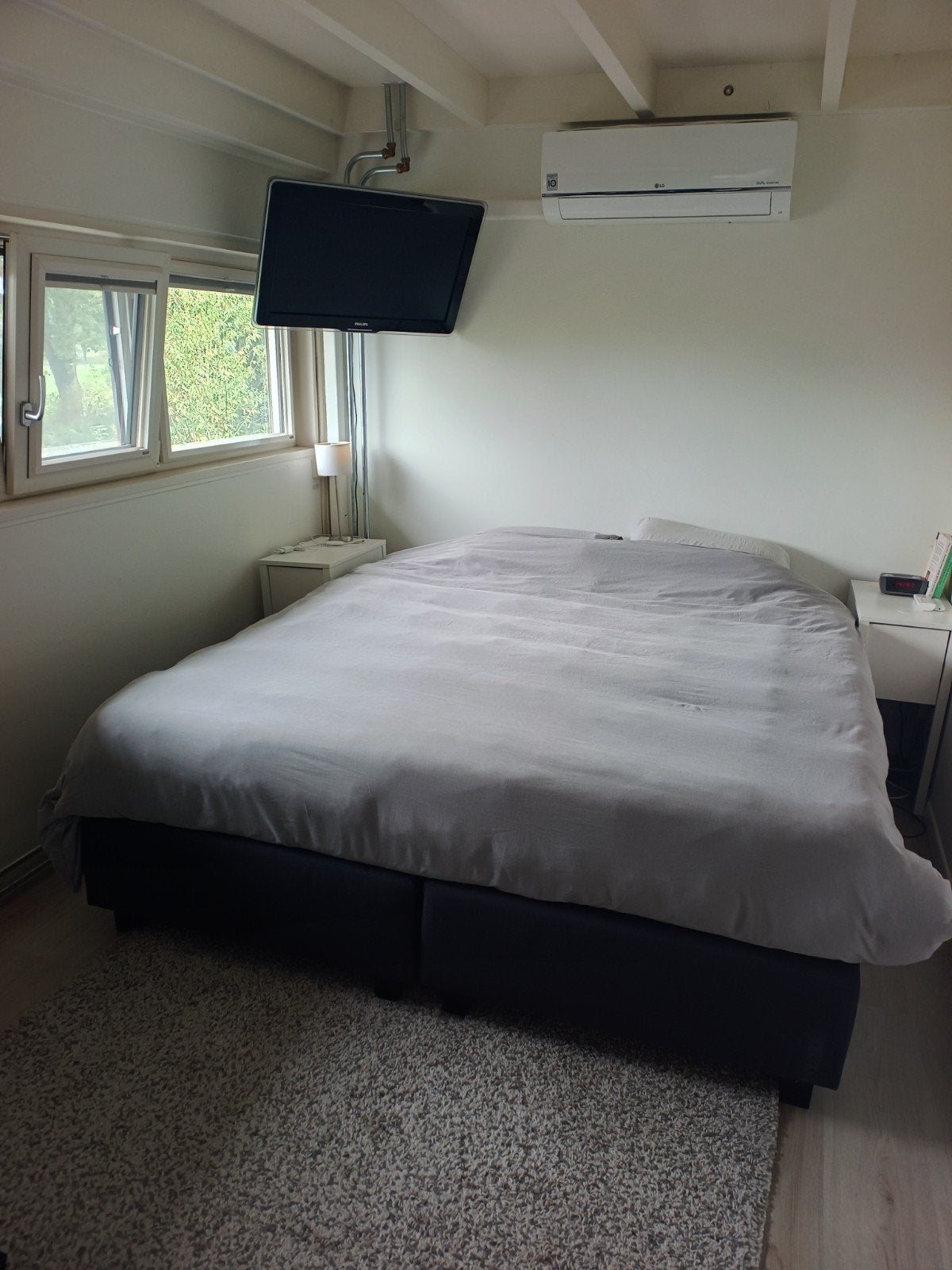 Karlson onderstel boxspring Beterbed met matras 180x200, Ophalen, Tweepersoons, 180 cm
