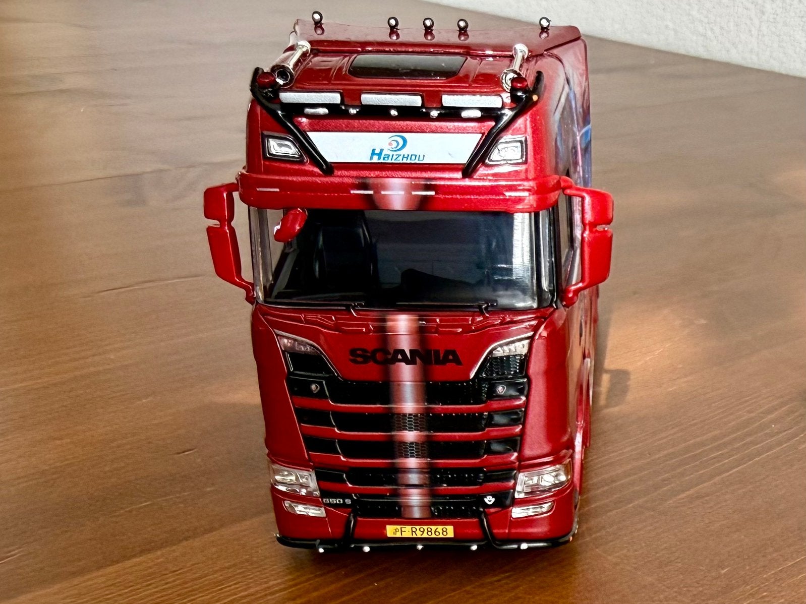 WSi Models:Haizhou Scania S650,V8 - Transformers, Hobby en Vrije tijd, Modelauto's | 1:50, Ophalen of Verzenden, Zo goed als nieuw