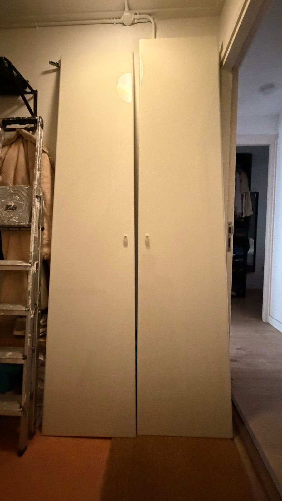 IKEA Fardal 2 hoogglans deuren voor PAX 50 x 229, Ophalen, Gebruikt, 200 cm of meer, 50 tot 100 cm