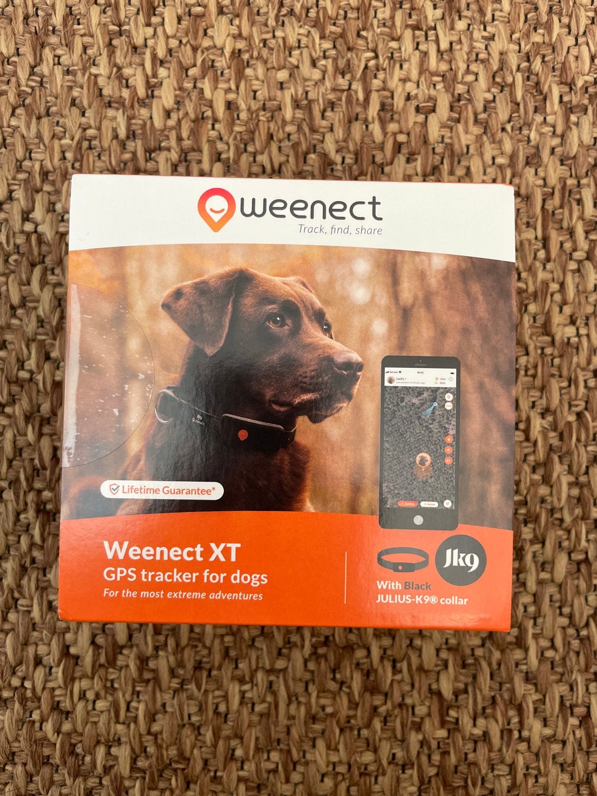 Weenect XT GPS tracker hond met Julius K9 halsband, Ophalen of Verzenden, Nieuw