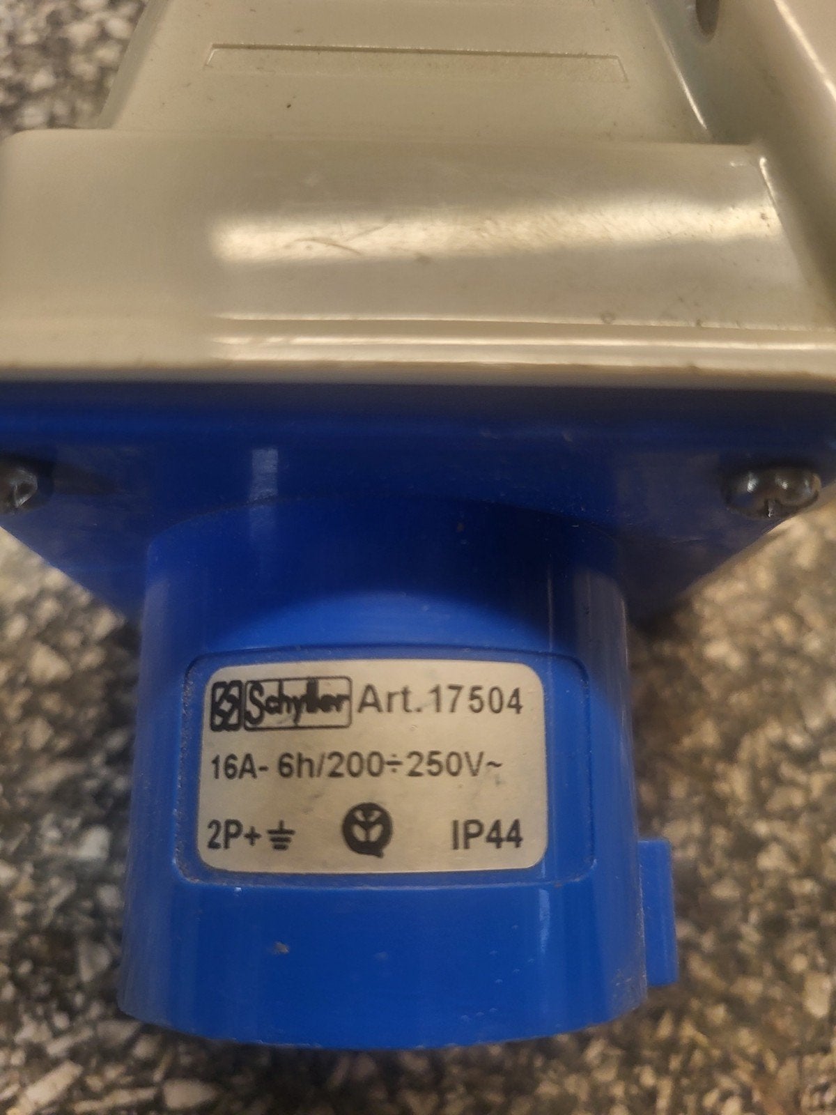Walaansluiting contactdoos opbouw 16A 250V voor boot/caravan, Ophalen of Verzenden, Nieuw, Overige typen