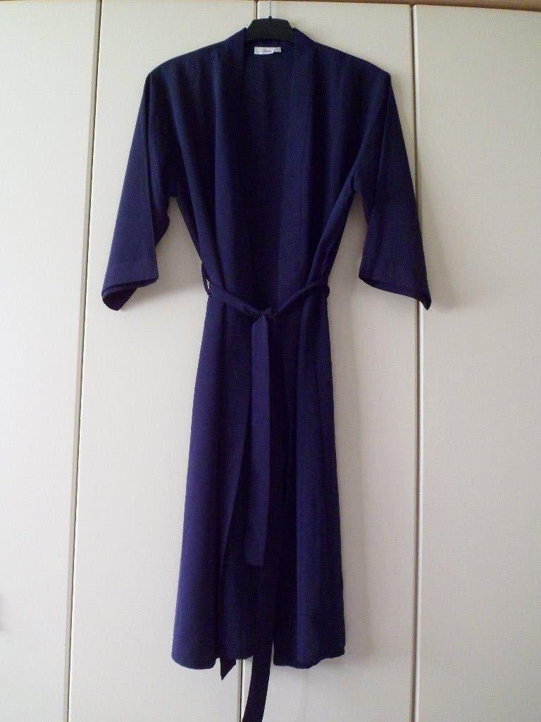 Sjieke dunne ochtendjas / badjas "Lady Pirola" maat S, Kleding | Dames, Lady Pirola, Ophalen of Verzenden, Blauw, Badjas