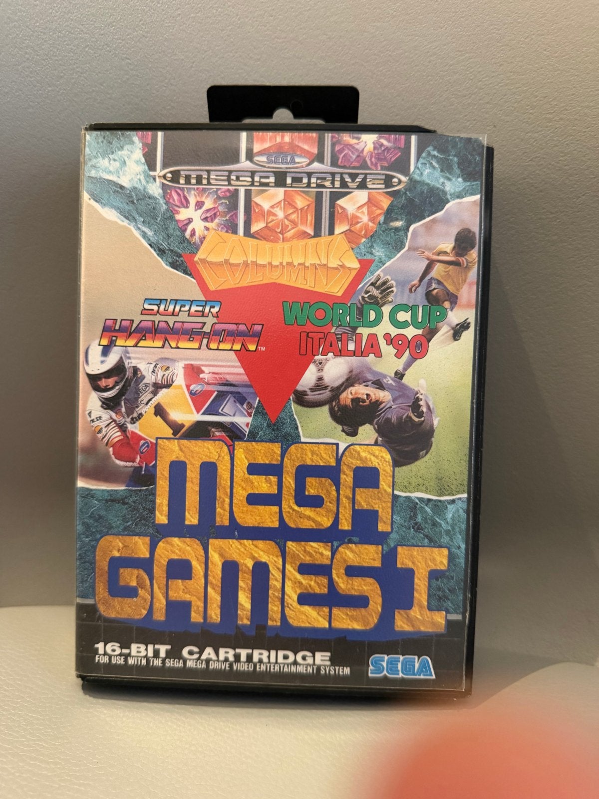 Sega Mega Drive Mega Games 1 (Colums, Super Hang-On, World C, Puzzel en Educatief, Gebruikt, 1 speler, Ophalen of Verzenden