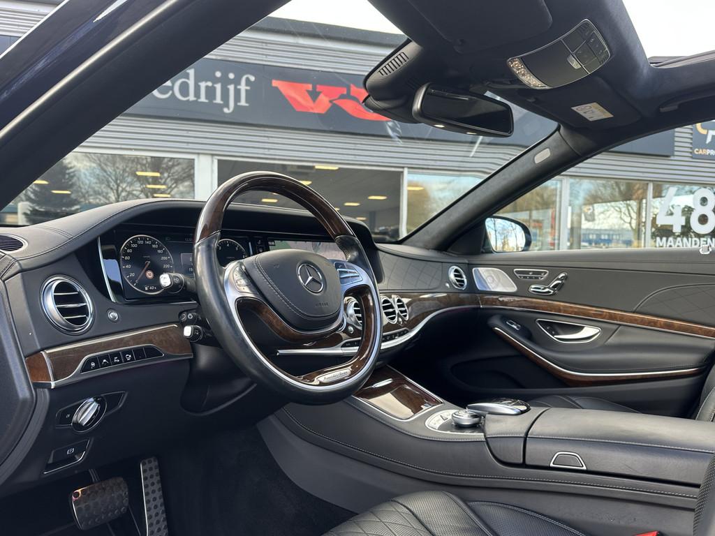 Mercedes-Benz S-Klasse 500 V8 4Matic Lang Prestige Plus | Ch, Gebruikt, Met garantie (alle), Blauw, Bedrijf