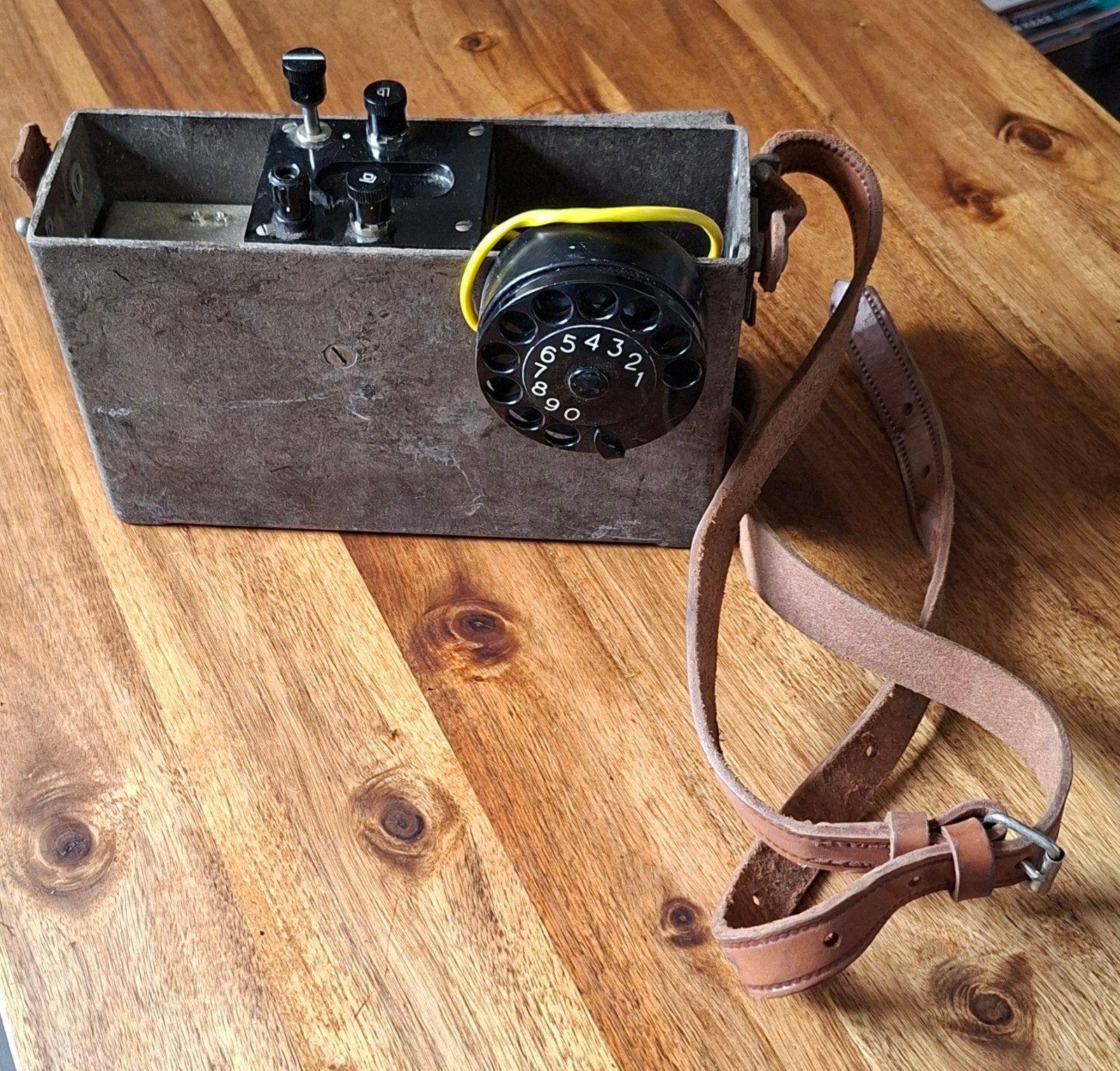 onderzoektelefoon toestel type 1955 draaischijf, Antiek en Kunst, Ophalen of Verzenden