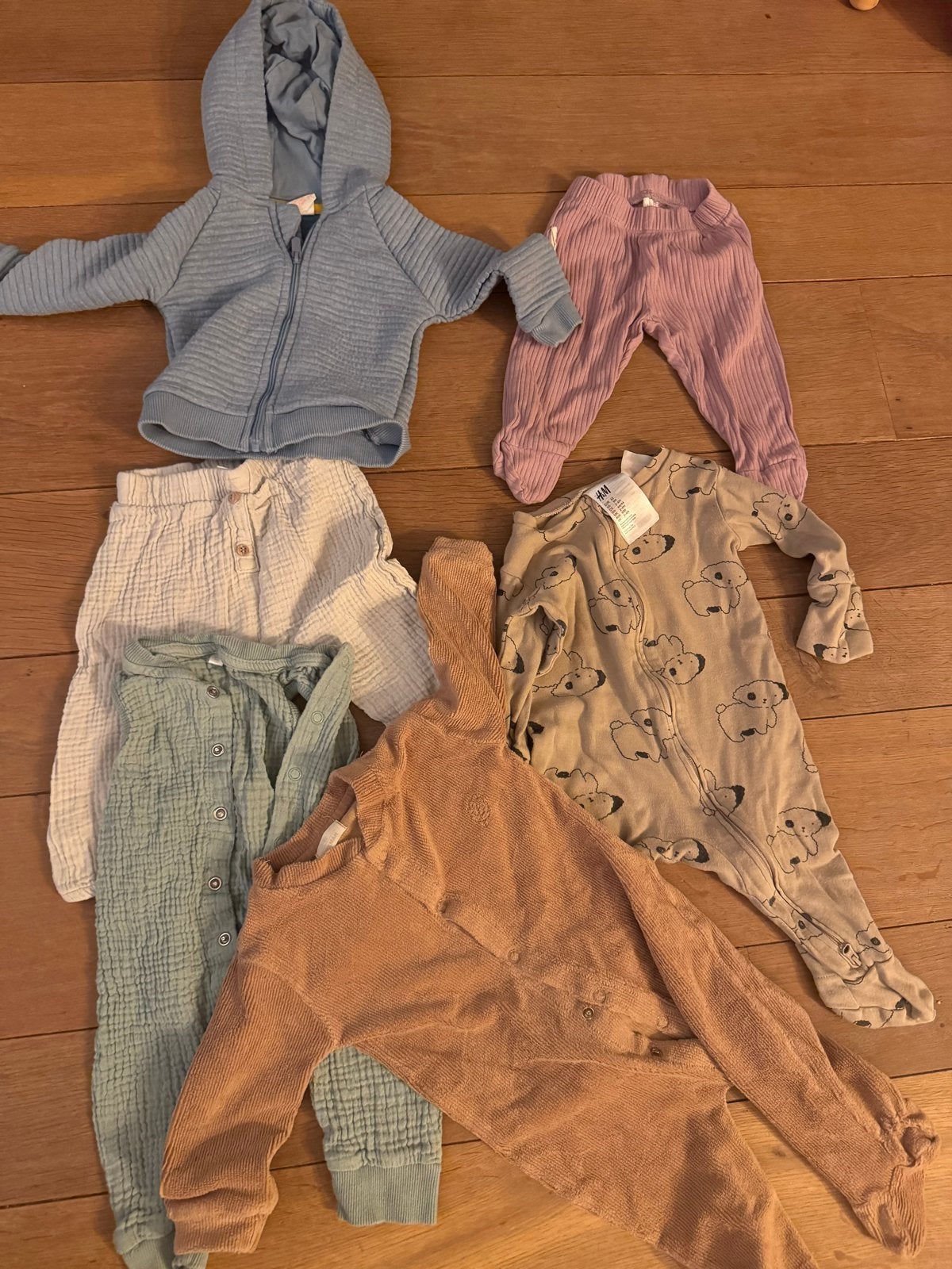 11 stuks babykleding 1-3 maanden, goede staat, katoen, Ophalen of Verzenden, Gebruikt, Jongetje of Meisje