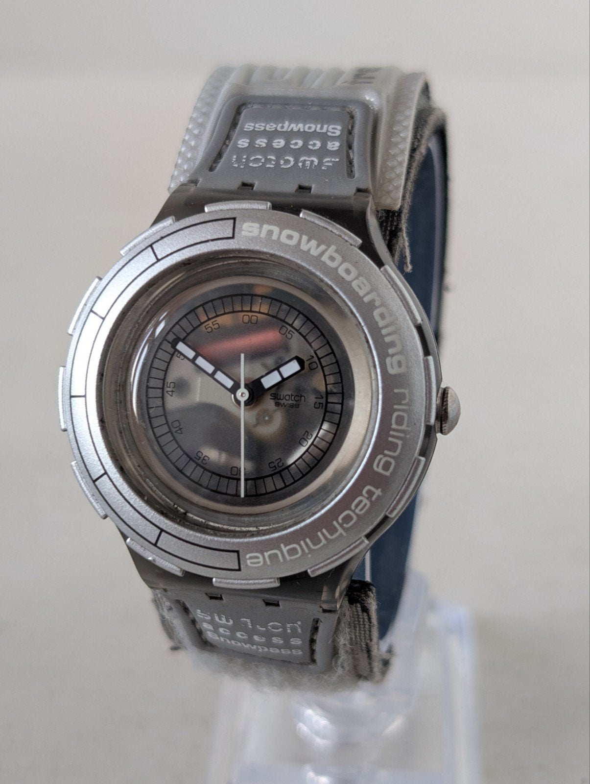 Swatch SCUBA 200 SHM102 Vertical Flavour 38mm Horloge, Kunststof, Gebruikt, Polshorloge, Ophalen of Verzenden
