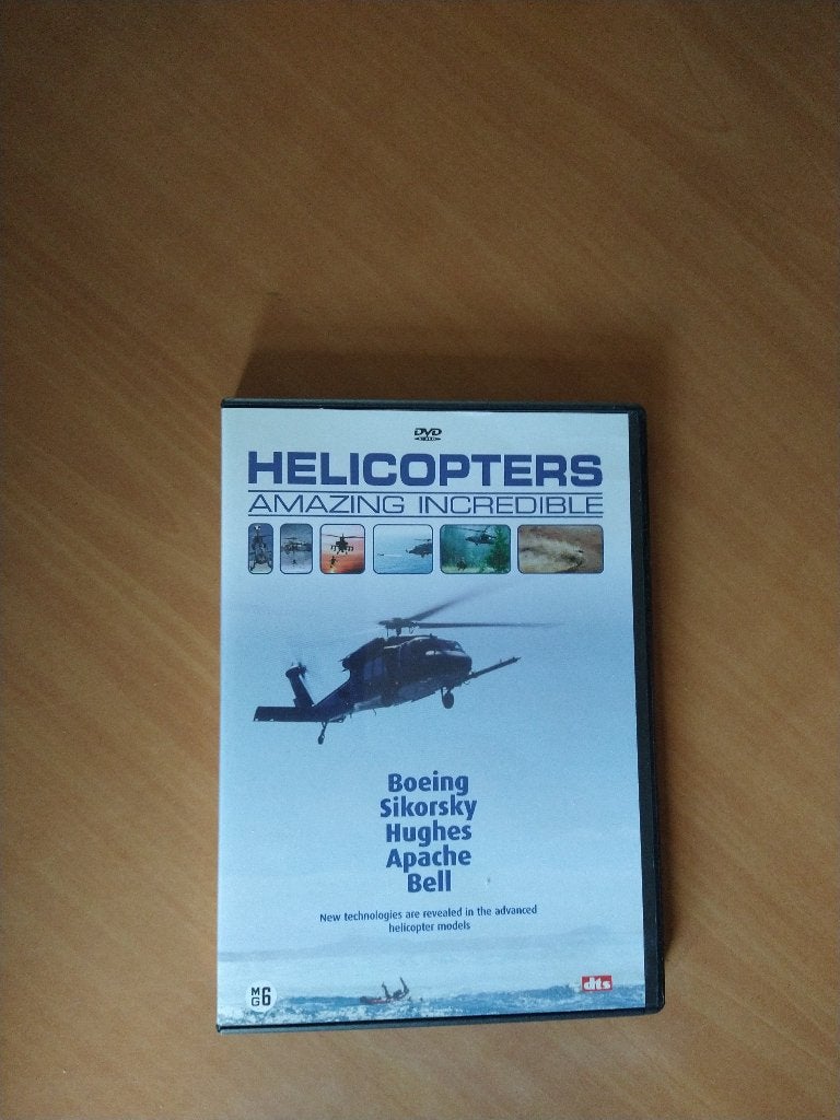 DVD Helicopters. Amazing incredible, Engels, Alle leeftijden, Nederlands, Overige genres