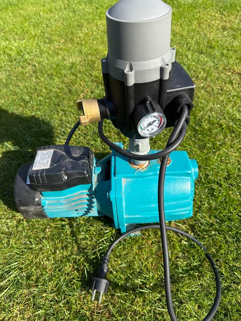 LEO waterpomp met HBM automatische pompbesturing, Ophalen of Verzenden, Gebruikt, Elektrisch, Beregeningspomp