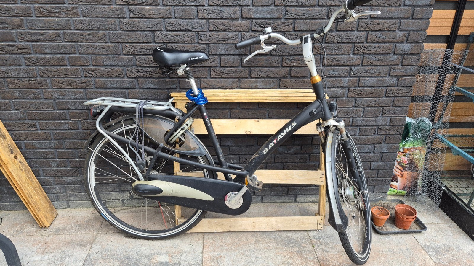 Batavus Mambo damesfiets 61cm frame, Ophalen, Minder dan 10 versnellingen, Gebruikt, 55 cm of meer