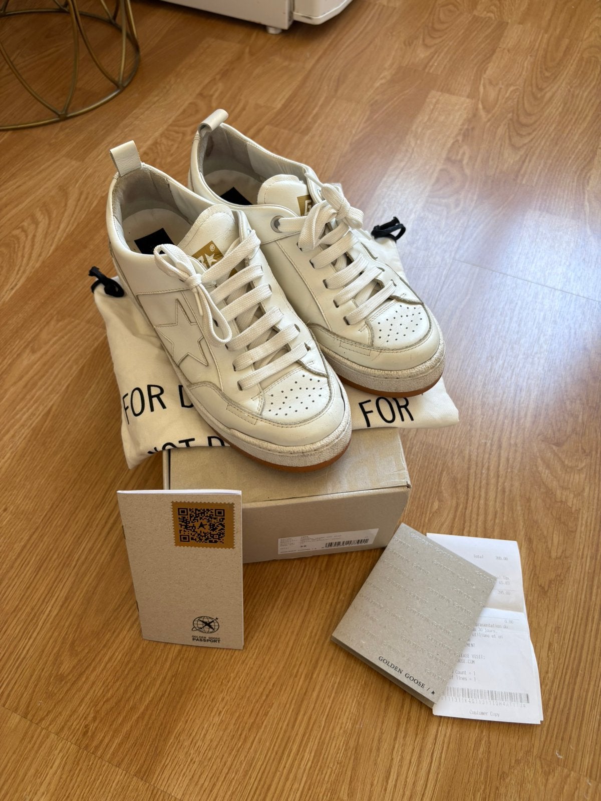 Golden Goose model Yeah optic white 39, Ophalen, Wit, Sneakers of Gympen, Gedragen