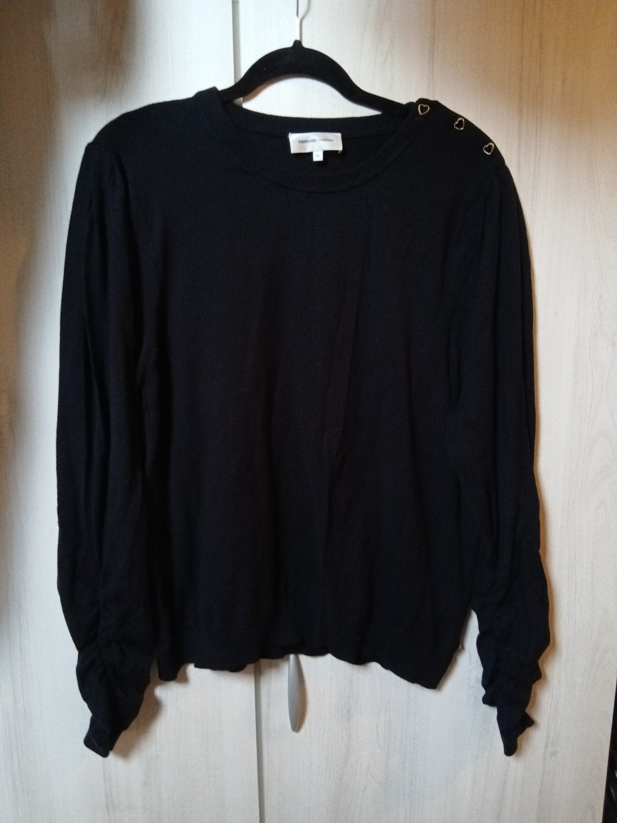 Fabienne Chapot Molly Scrunch pullover maat XL, Zwart, Maat 46/48 (XL) of groter, Ophalen of Verzenden, Zo goed als nieuw