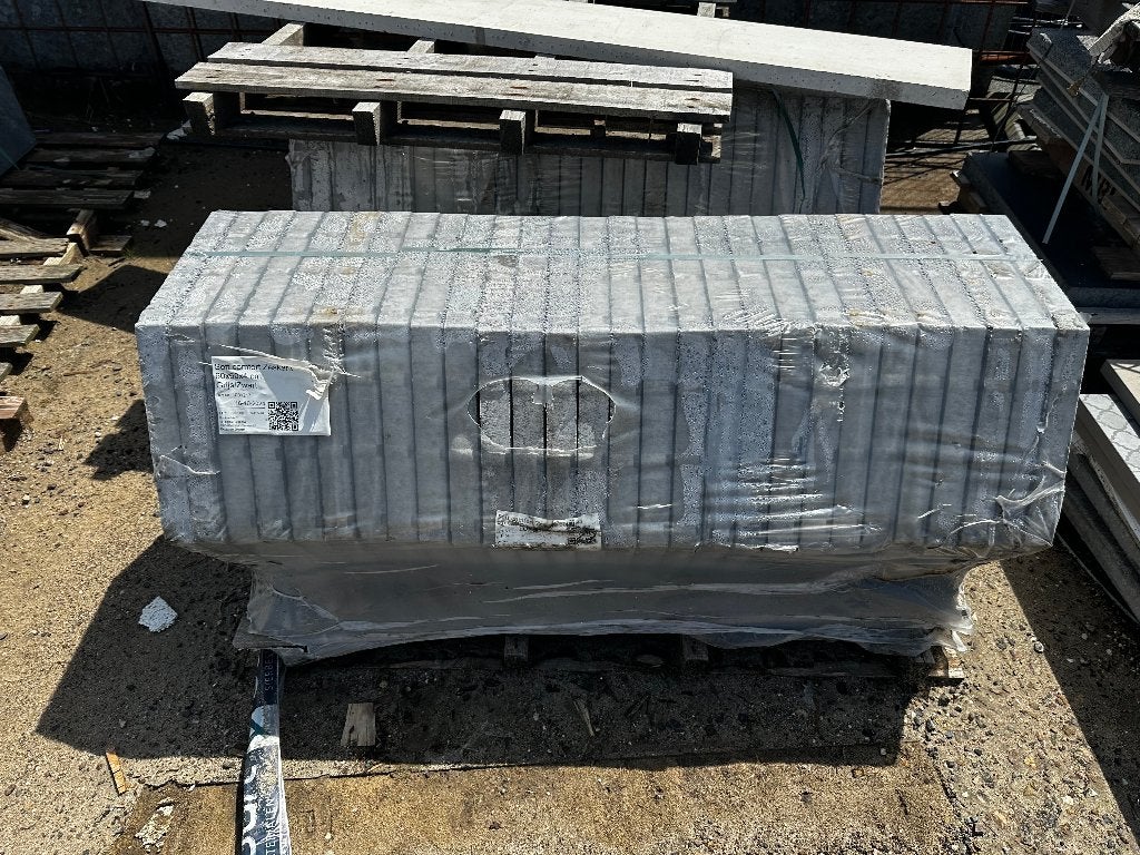 Partij 33st. Zeskant Grijs/zwart 60x60, Ophalen, Nieuw, 10 m² of meer, Beton