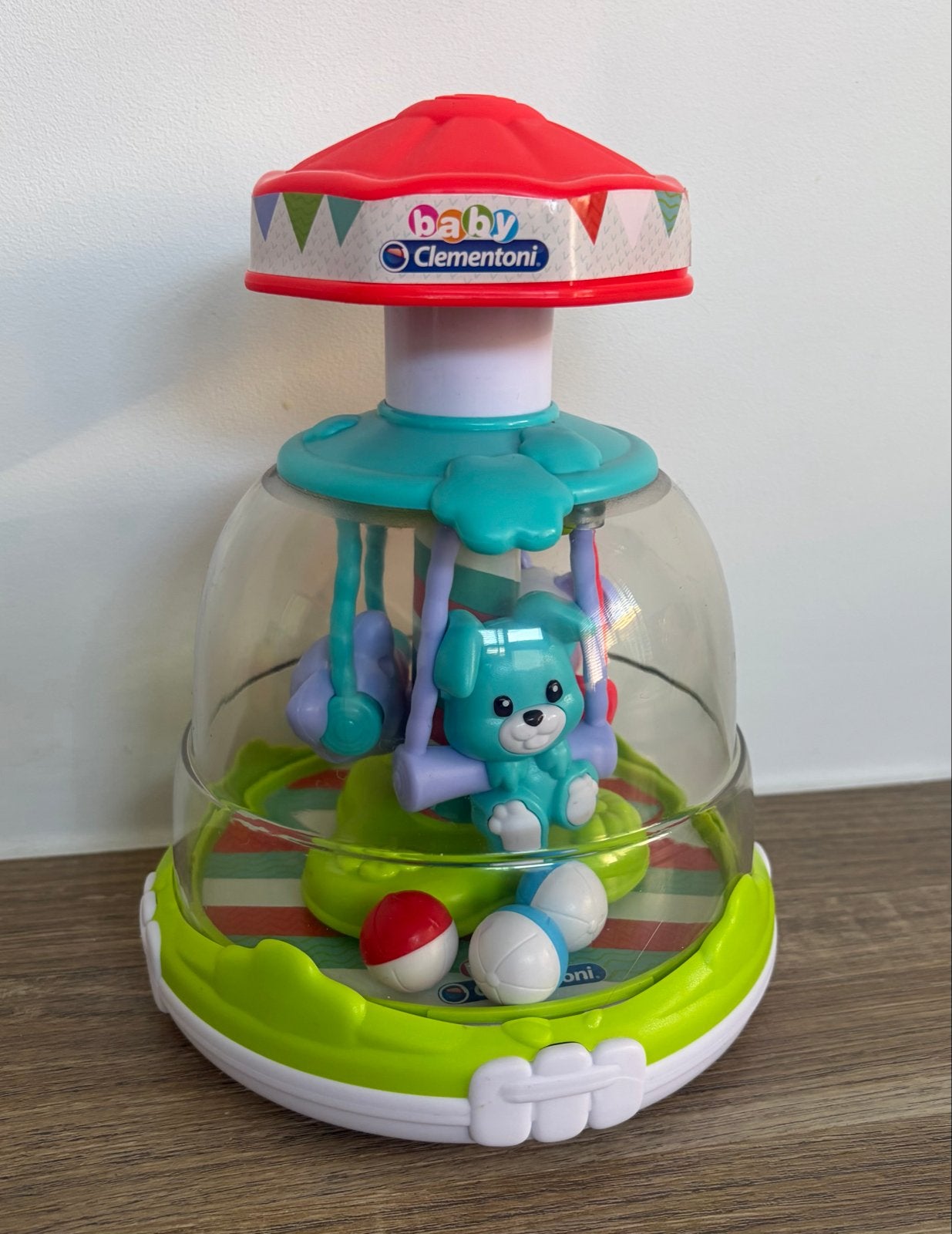 Clementoni Baby Carrousel, Ophalen of Verzenden, Zo goed als nieuw, Overige typen, Met wieltjes