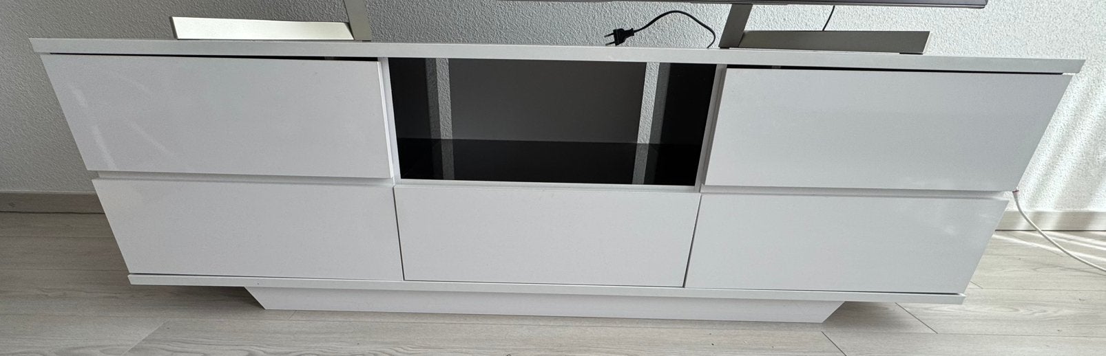TV kast Appel Wit, Ophalen, Zo goed als nieuw, 25 tot 50 cm, Minder dan 100 cm